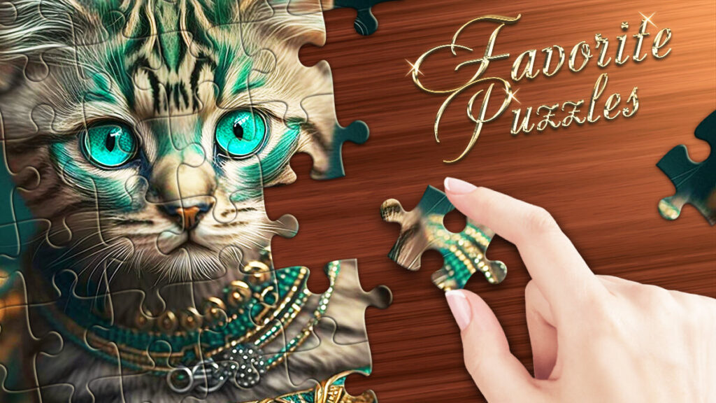 Play free Favorite Puzzles jigsaw game on android ios windows